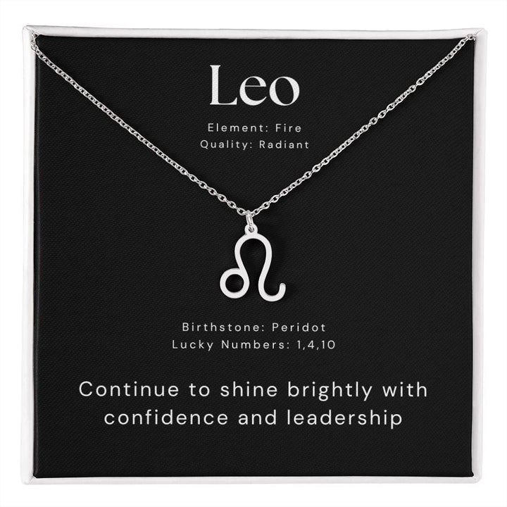 leo zodiac necklace