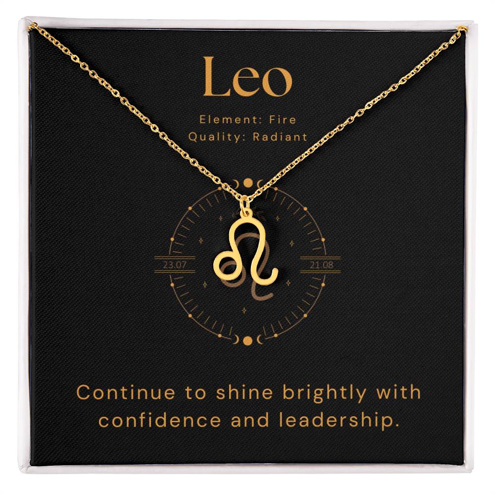 Leo - Zodiac Sign Necklace