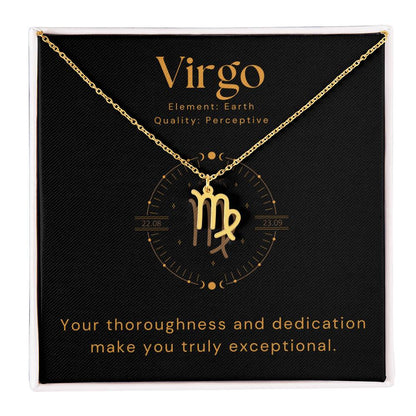 Virgo - Zodiac Sign Necklace