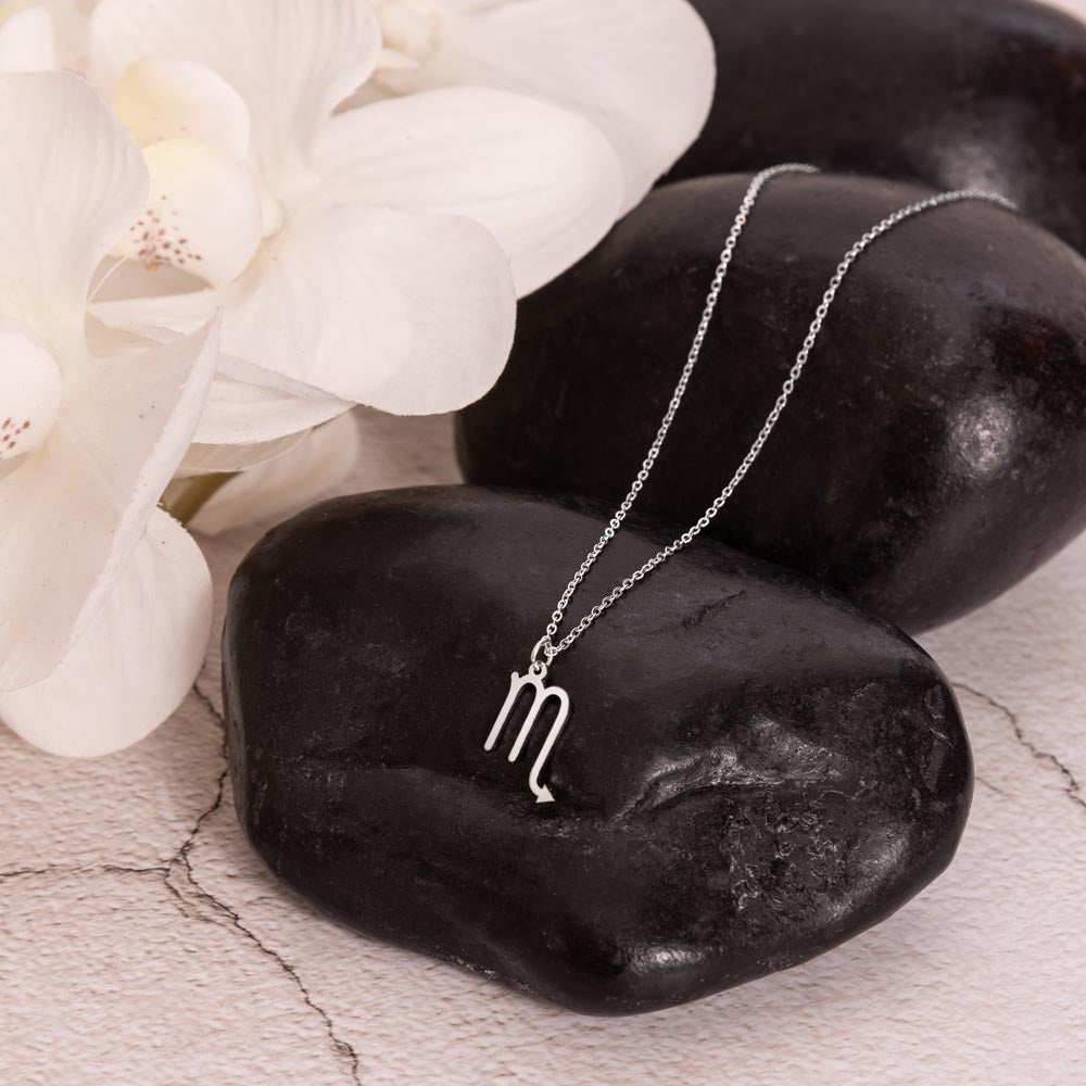 scorpio zodiac necklace