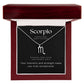 Scorpio - Silver Zodiac Sign Necklace
