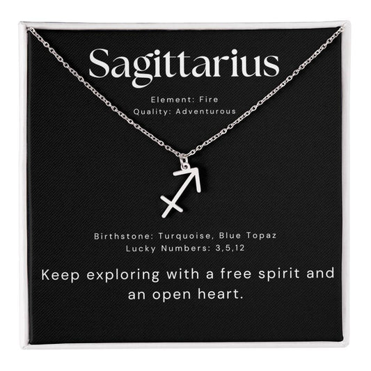 zodiac necklace gift