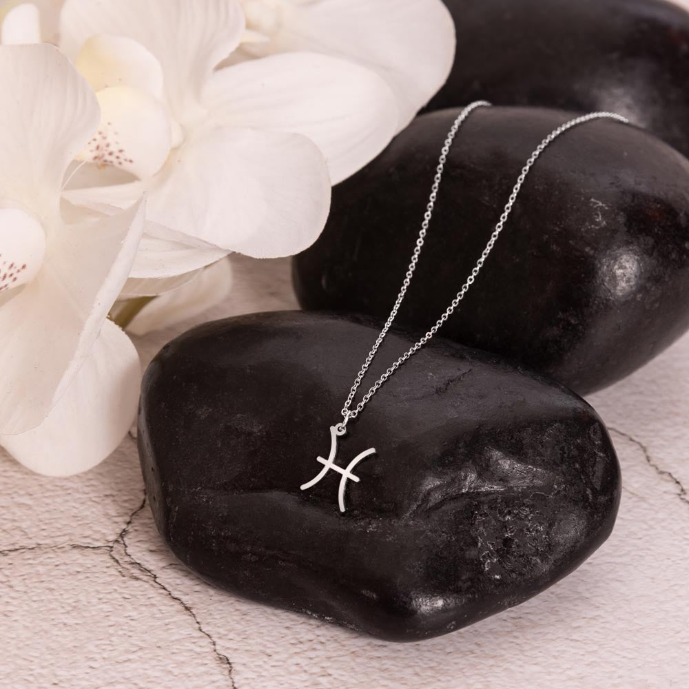 pisces necklace gift