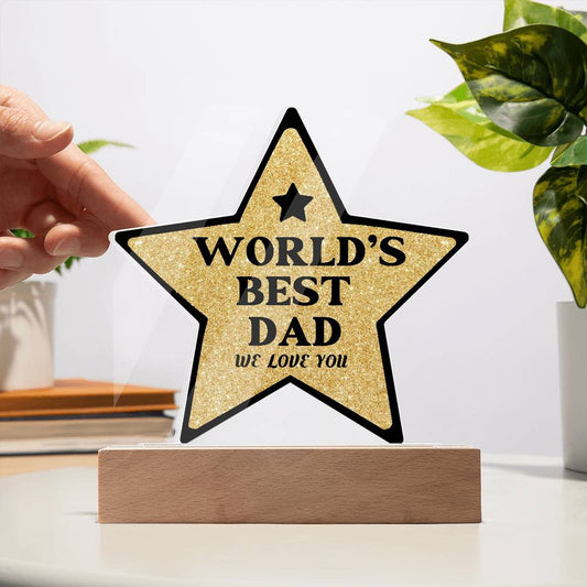 World's Best Dad Plaque