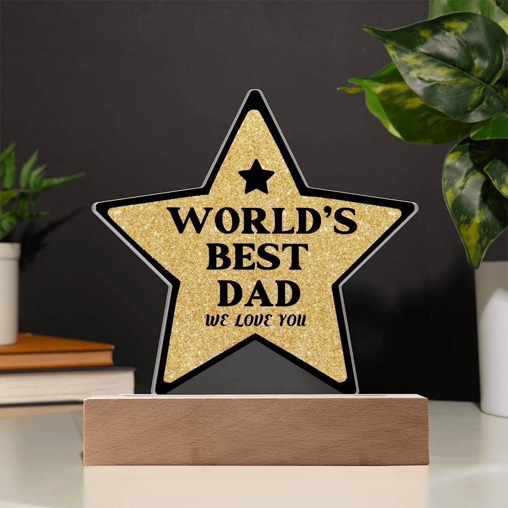 World's Best Dad Plaque