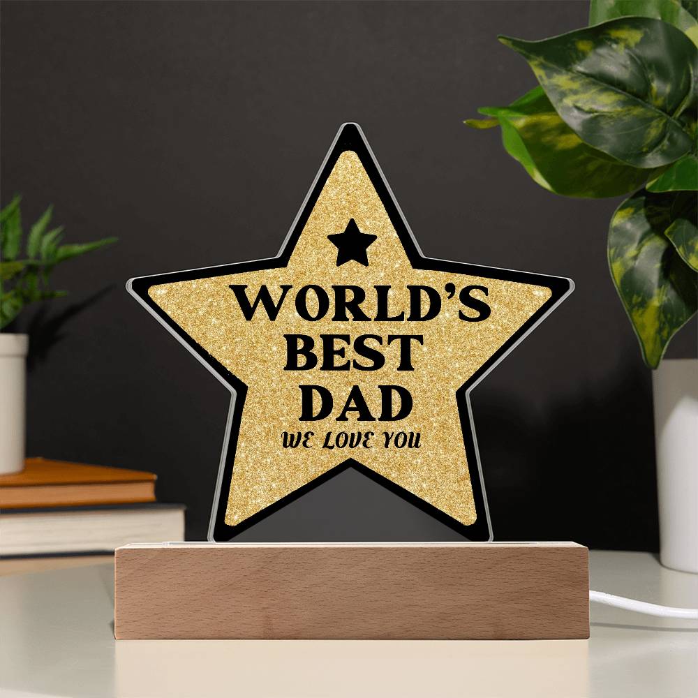 World's Best Dad Plaque