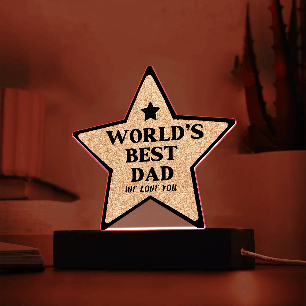 World's Best Dad Plaque