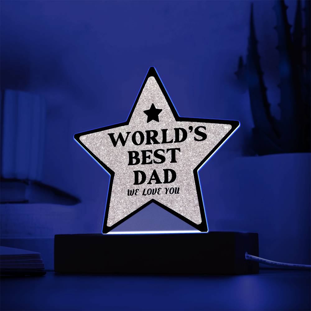 World's Best Dad Plaque