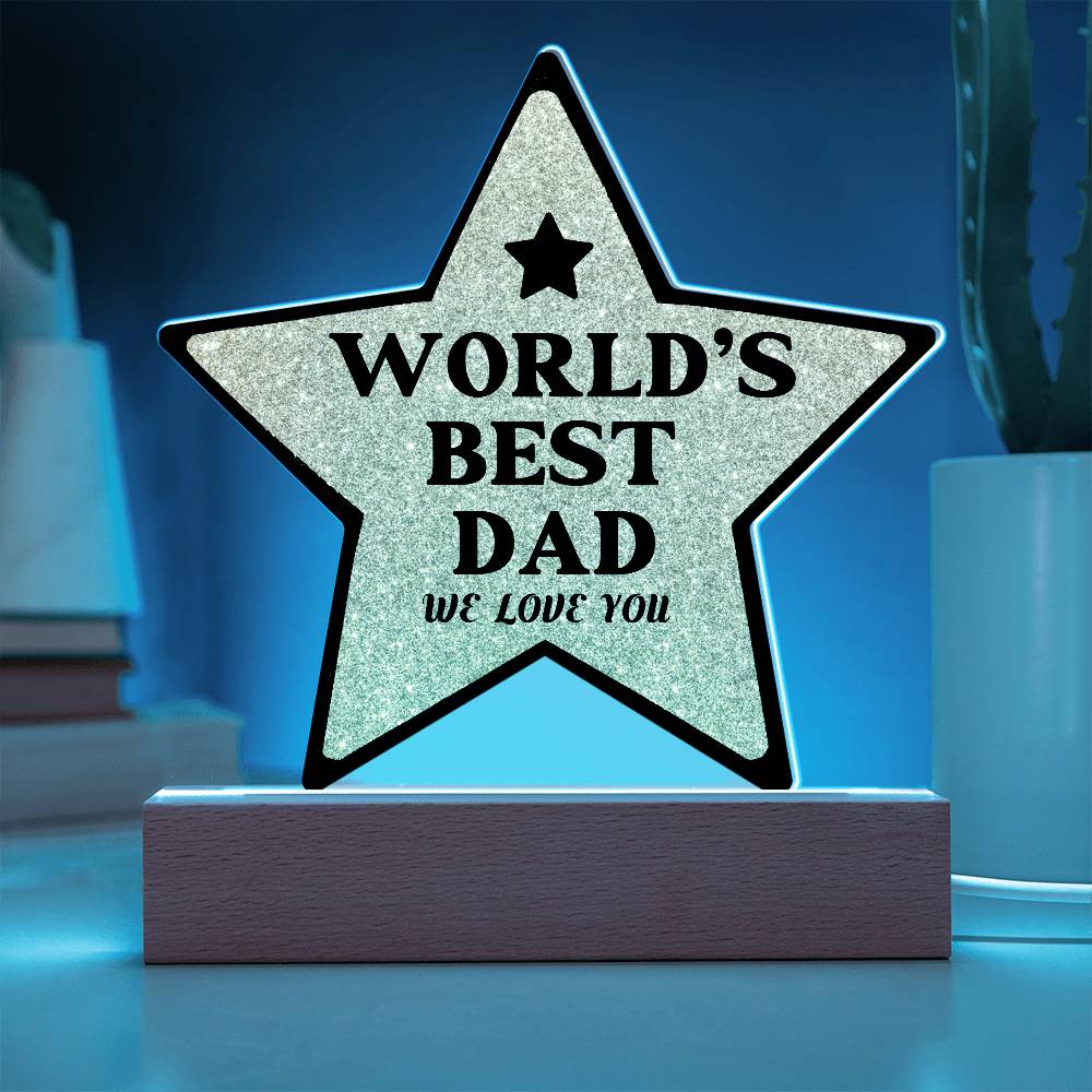 World's Best Dad Plaque