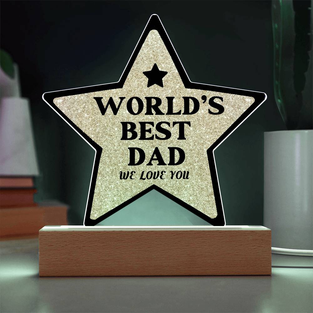 World's Best Dad Plaque