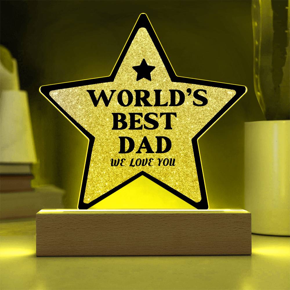 World's Best Dad Plaque