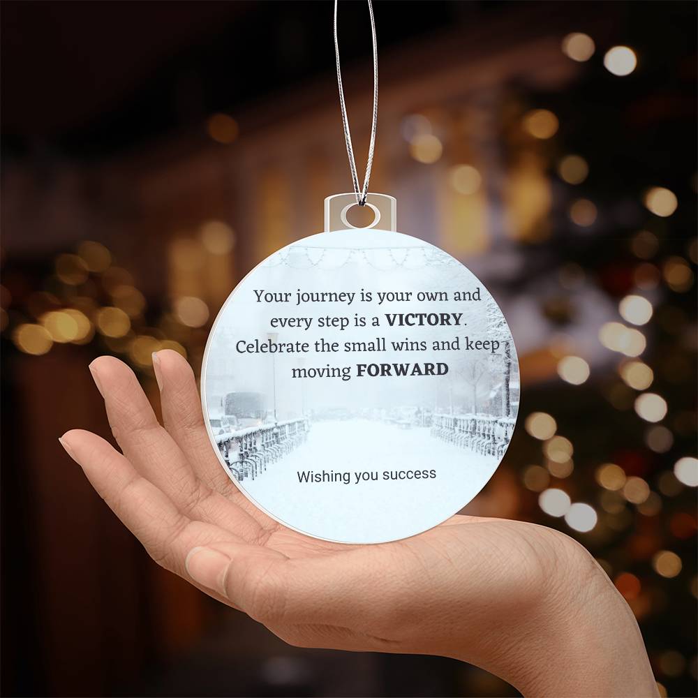 Celebrate Your Wins - Acrylic Ornament