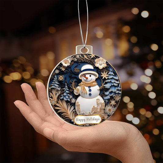 Elegant Acrylic Christmas Ornaments for Your Tree