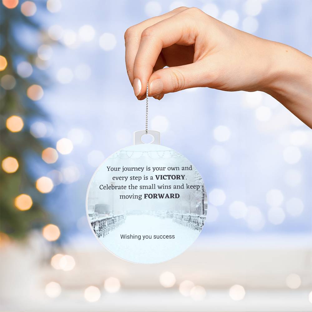 Celebrate Your Wins - Acrylic Ornament