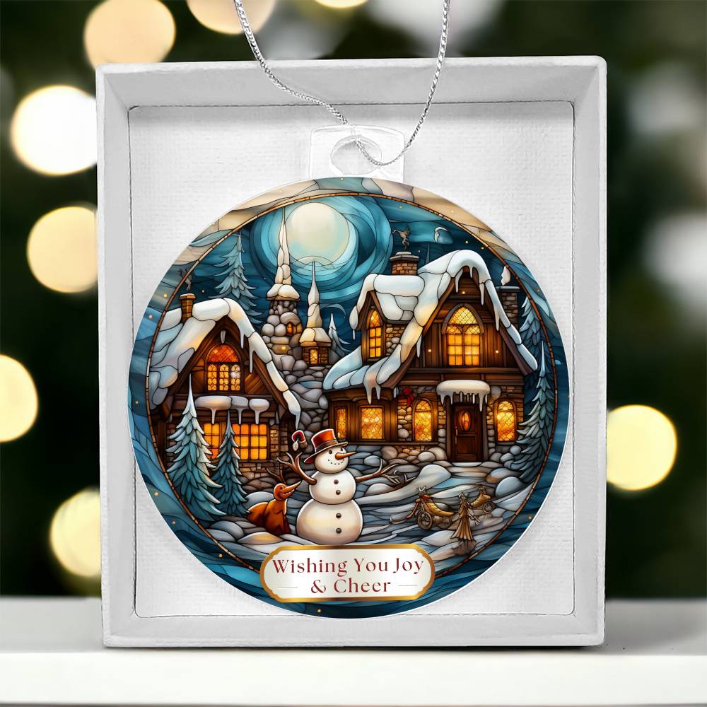 Acrylic Christmas Ornaments – Holiday Decor Unique Gift