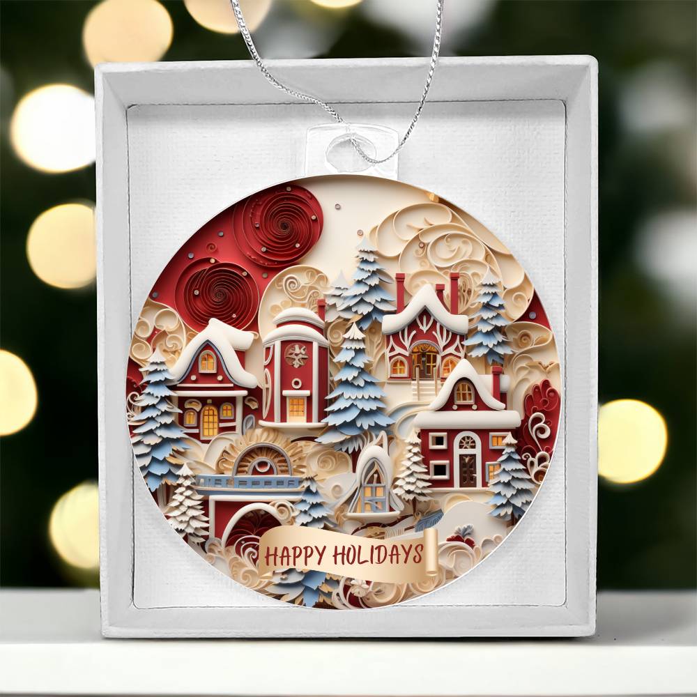 Holiday Tree Decorations – Personalized Acrylic Xmas Ornaments & Gifts