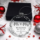 Personalised First Christmas as Mr & Mrs, First Christmas Married, 1st Christmas Married Bauble, Mr and Mrs Keepsake Gift Decoration