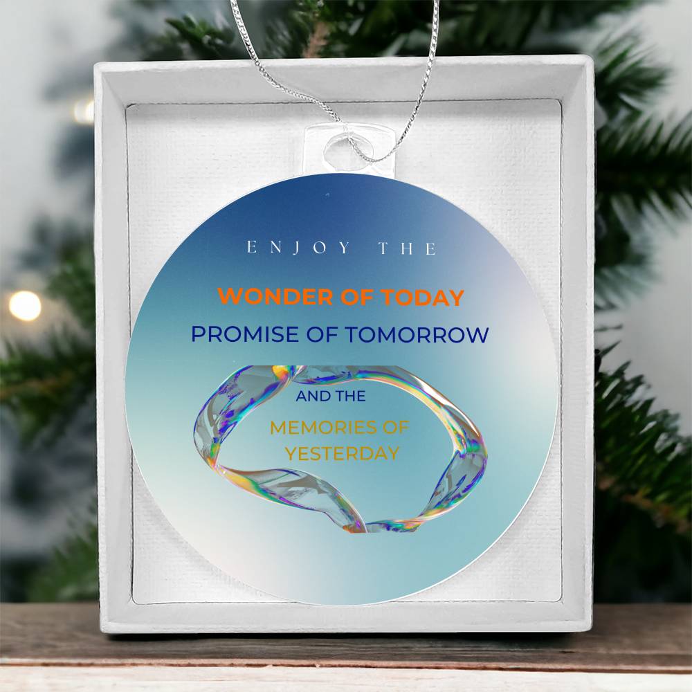 Inspirational Ornament – Wonder, Promise, Memories