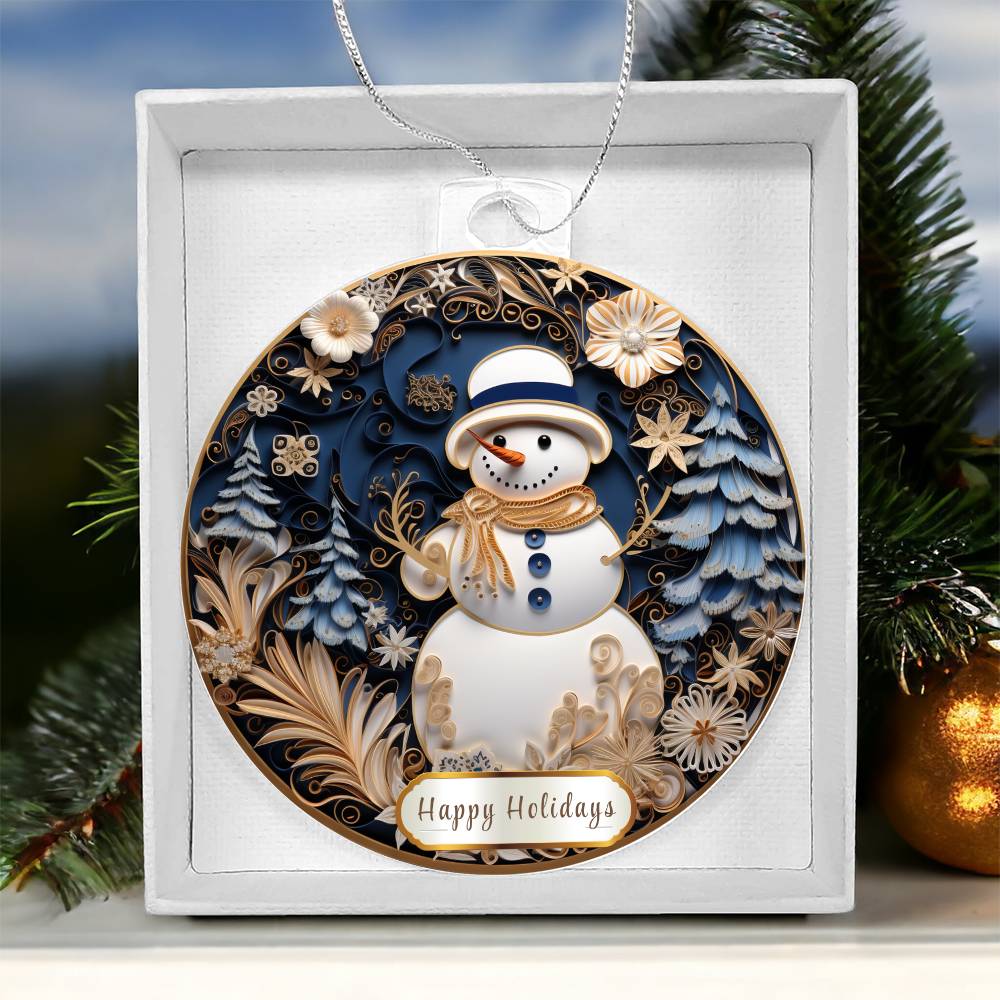 Elegant Acrylic Christmas Ornaments for Your Tree