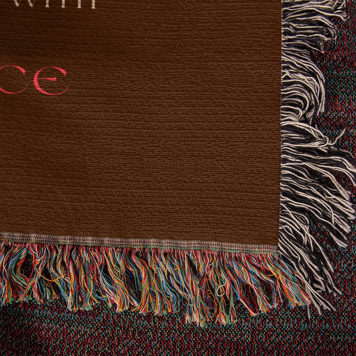 Divine Grace Comfort Woven Throw Blanket