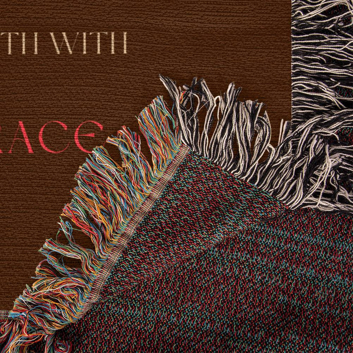 Divine Grace Comfort Woven Throw Blanket