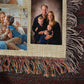 Customizable  Photo Collage Woven Blanket