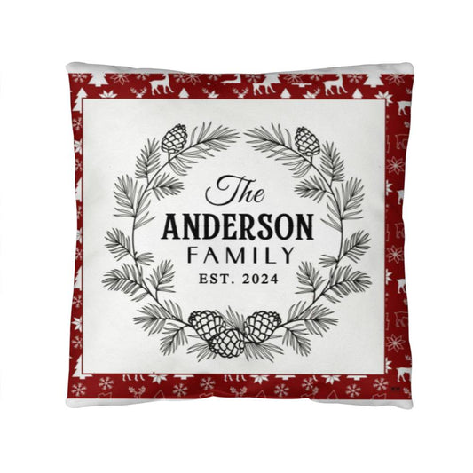 Personalized Family Name Decorative tapestry pillowcase