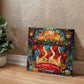 Personalized Family Name Christmas Canvas