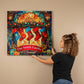 Personalized Family Name Christmas Canvas