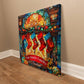 Personalized Family Name Christmas Canvas