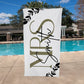 Just Married Beach Towel