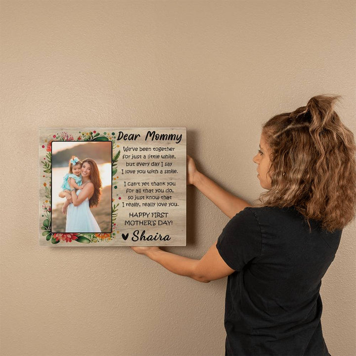 First Mother's Day Photo Canvas