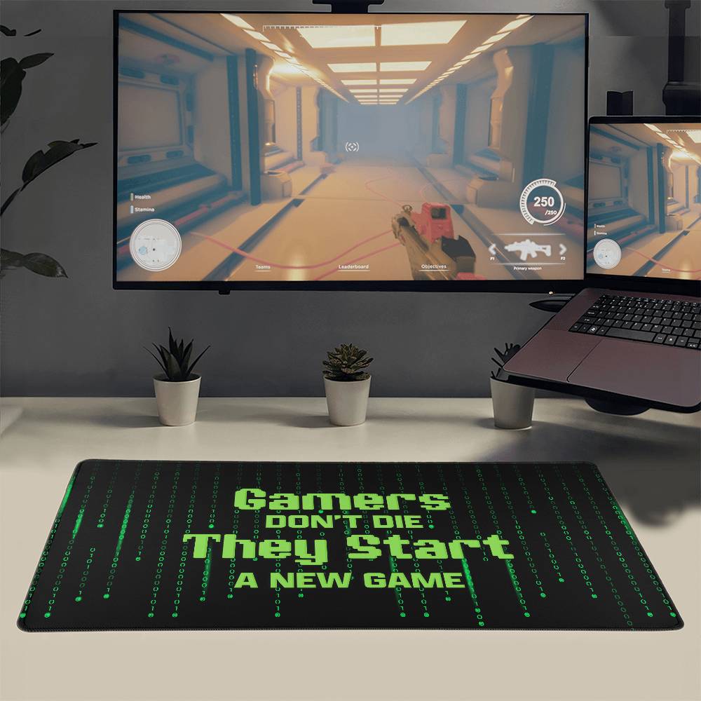 Transform Your Gaming Space with Our Exclusive Engraved Gaming Mat!