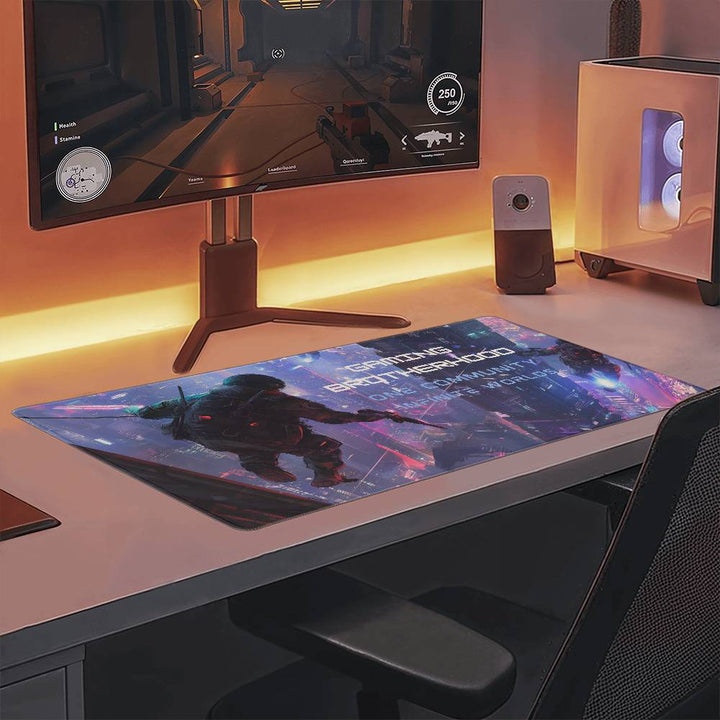 Gaming Brotherhood Desk Mat – Infinite Worlds