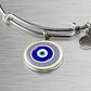 Evil Eye Bangle Bracelet