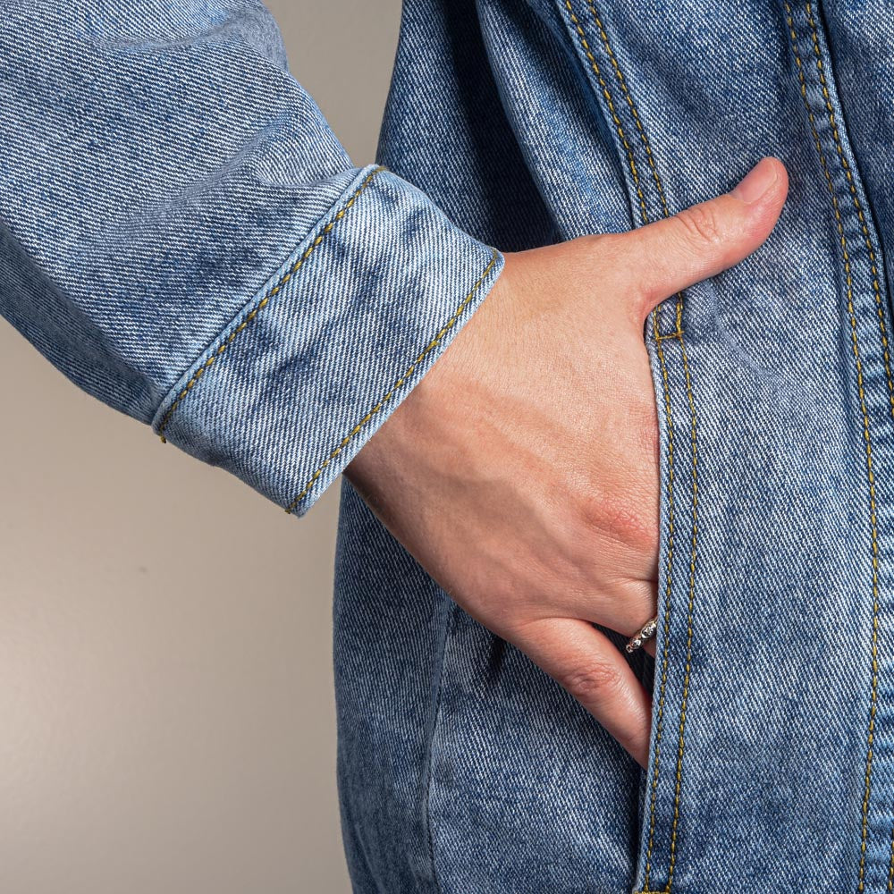 Hands Down To The World's Best Mom Denim Jacket