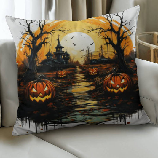 Vintage Halloween Design Pillow Cover