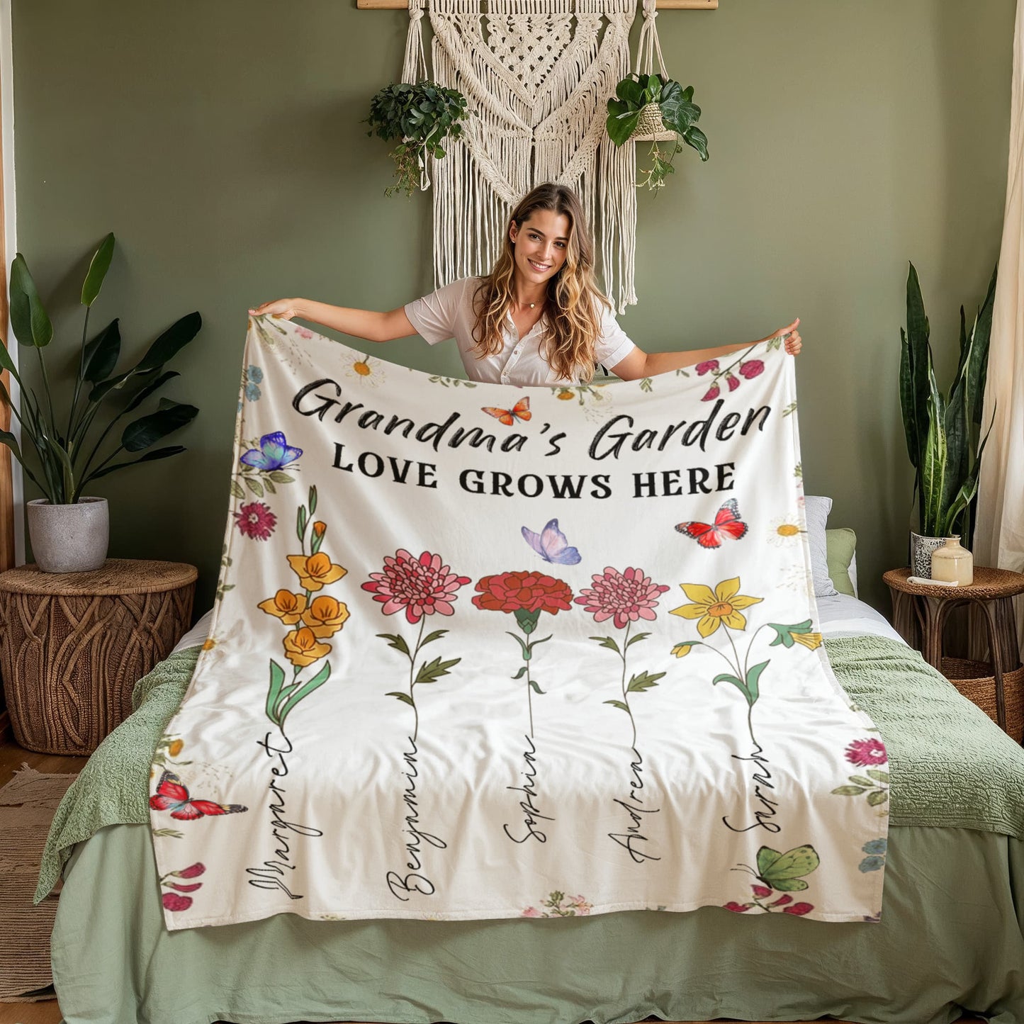 Grandmas Garden Blanket