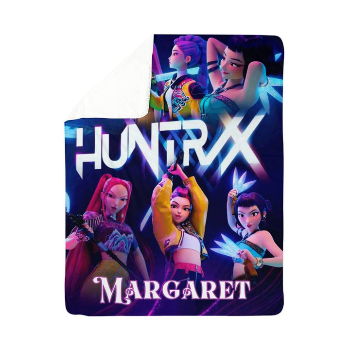 Personalized HuntrX Anime Blanket