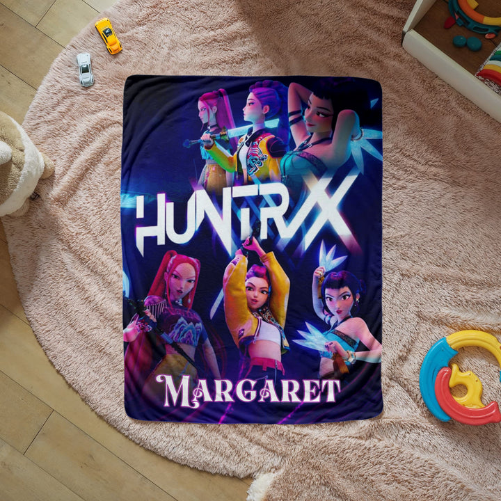 Personalized HuntrX Anime Blanket