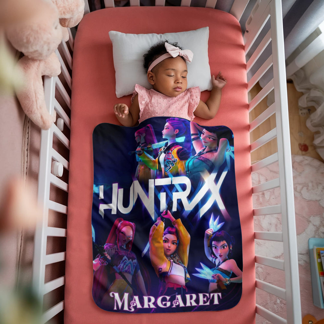 Personalized HuntrX Anime Blanket