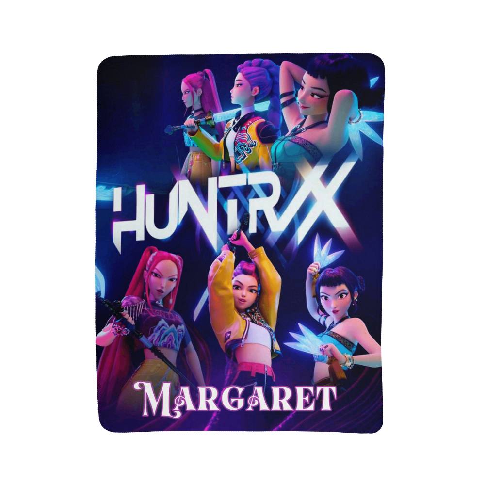Personalized HuntrX Anime Blanket