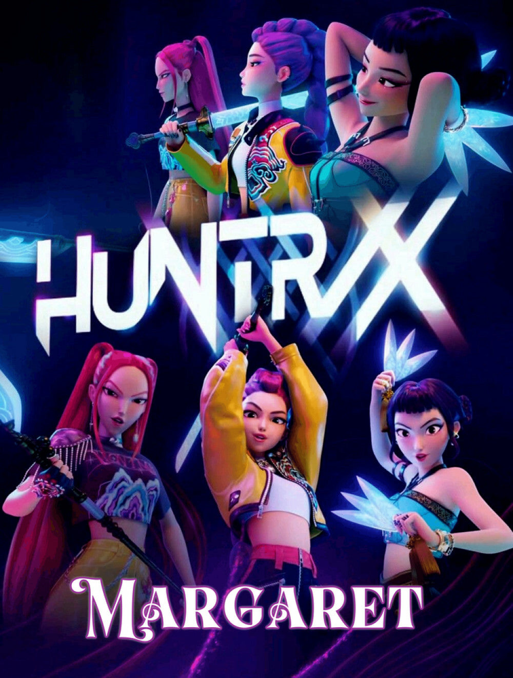 Personalized HuntrX Anime Blanket