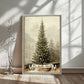 Personalized Vintage Christmas Tree Sign
