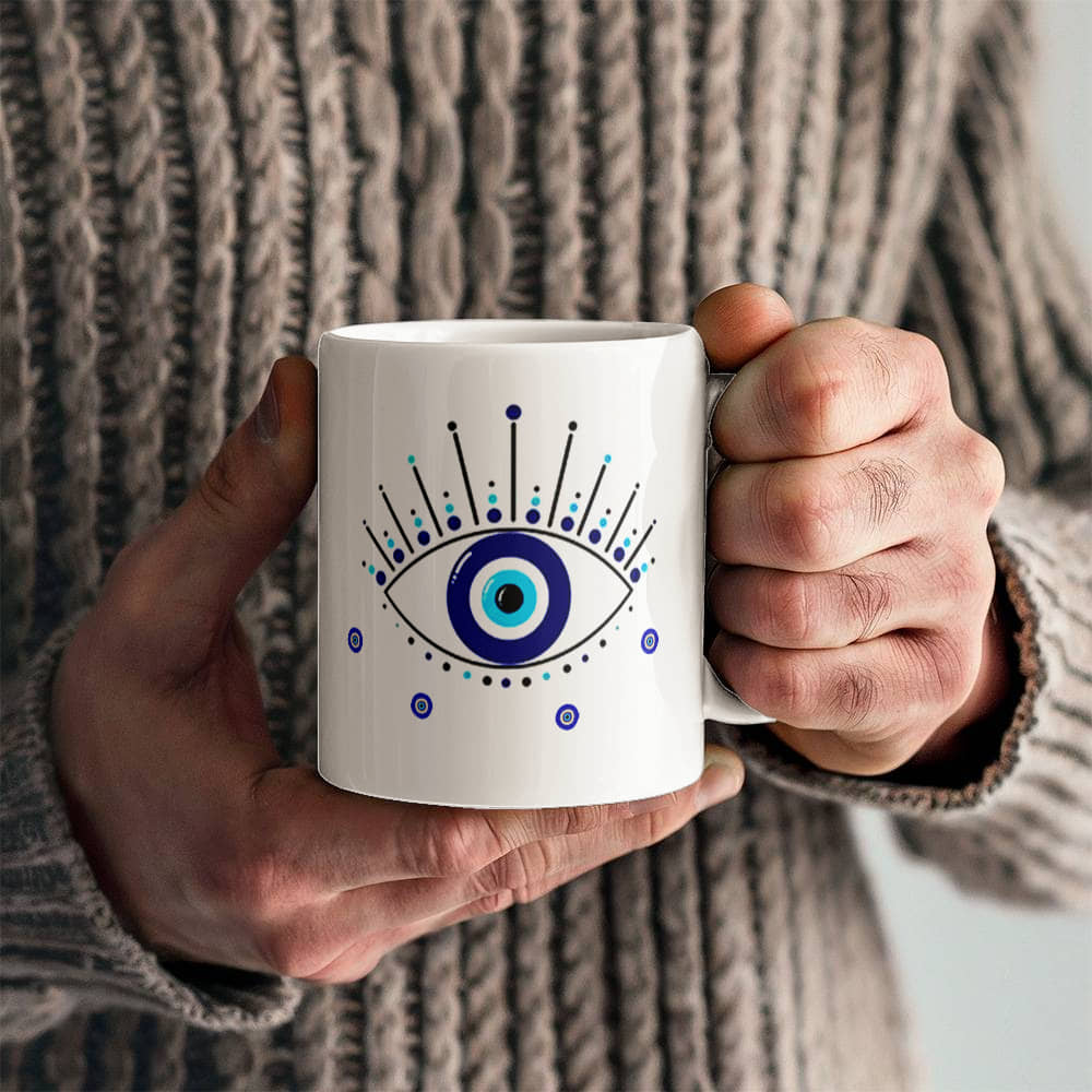 Evil Eye Ceramic Mug