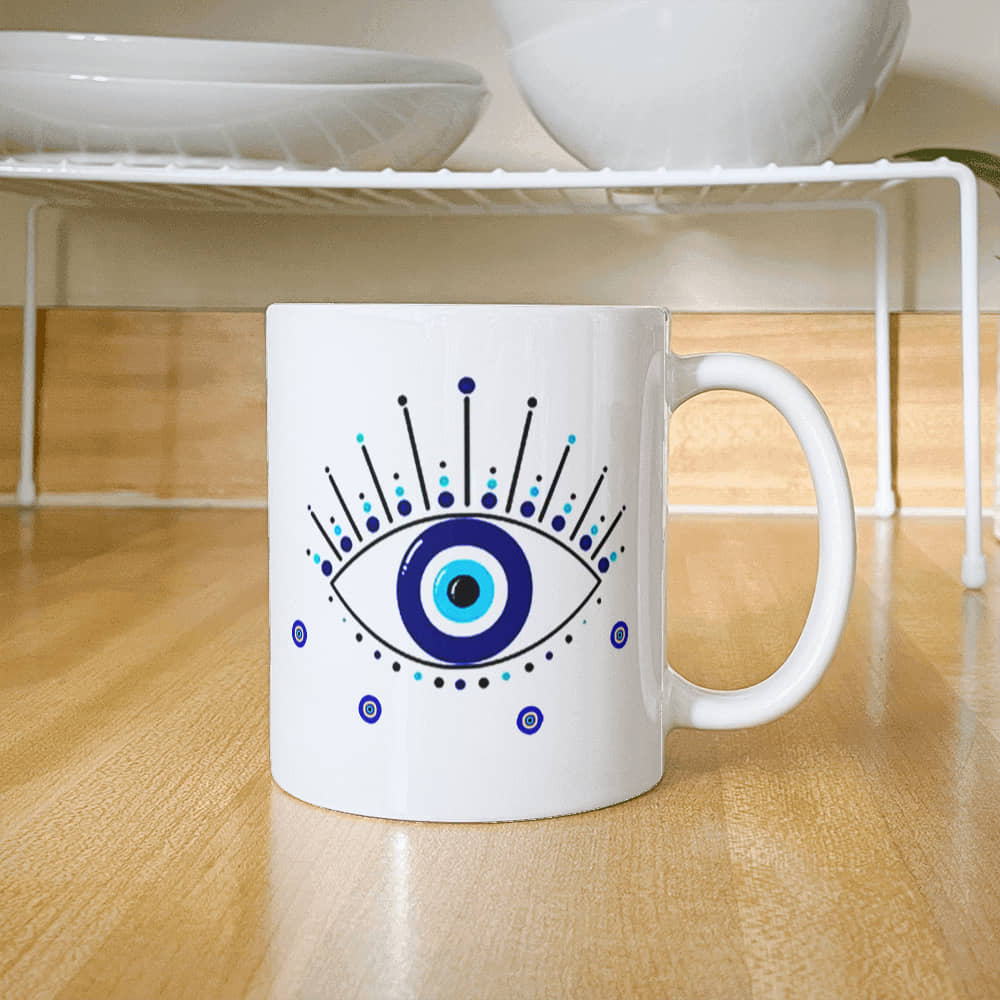 Evil Eye Ceramic Mug