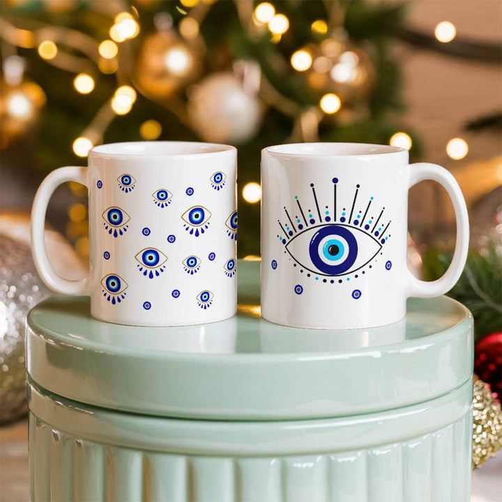 mug with eye design