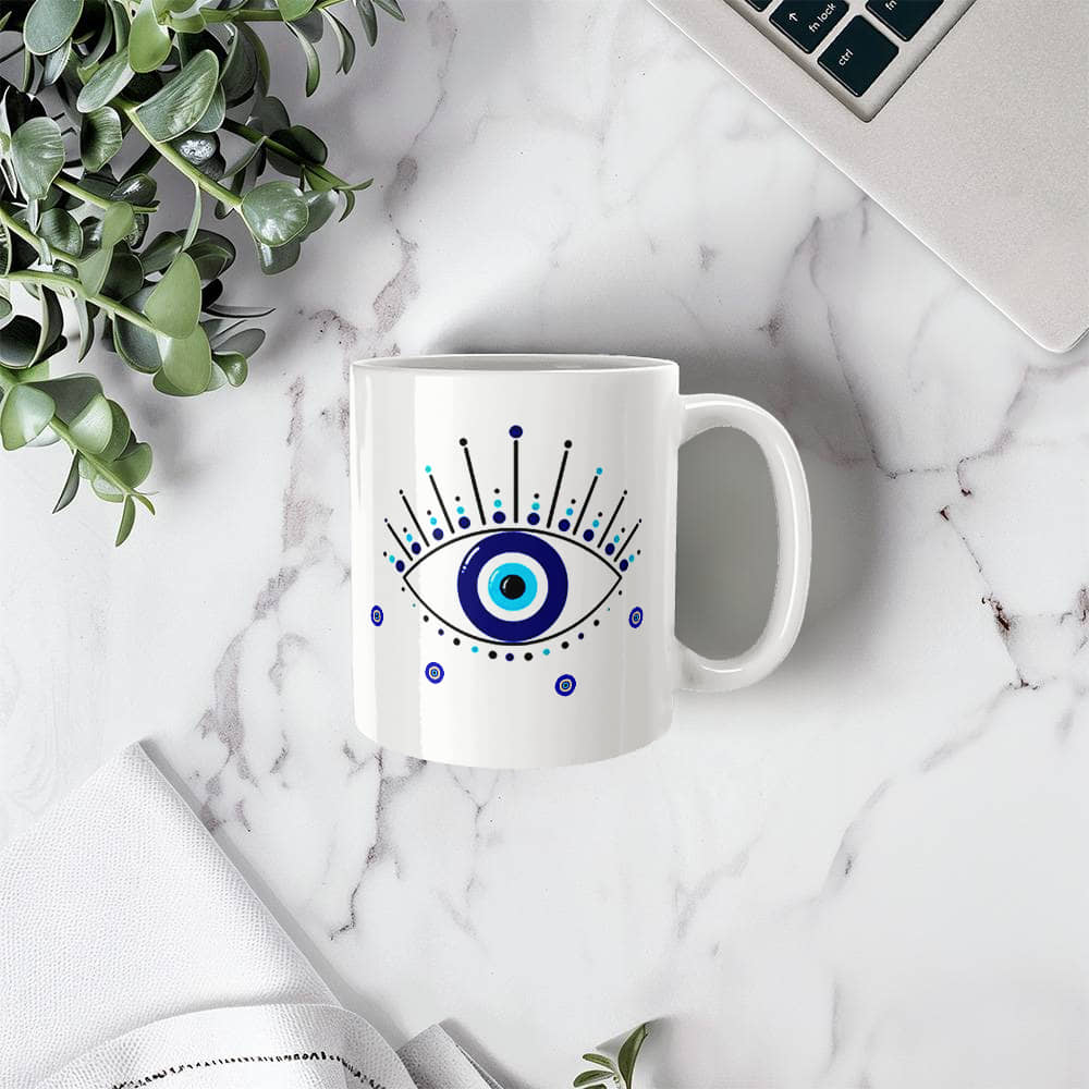 Evil Eye Ceramic Mug