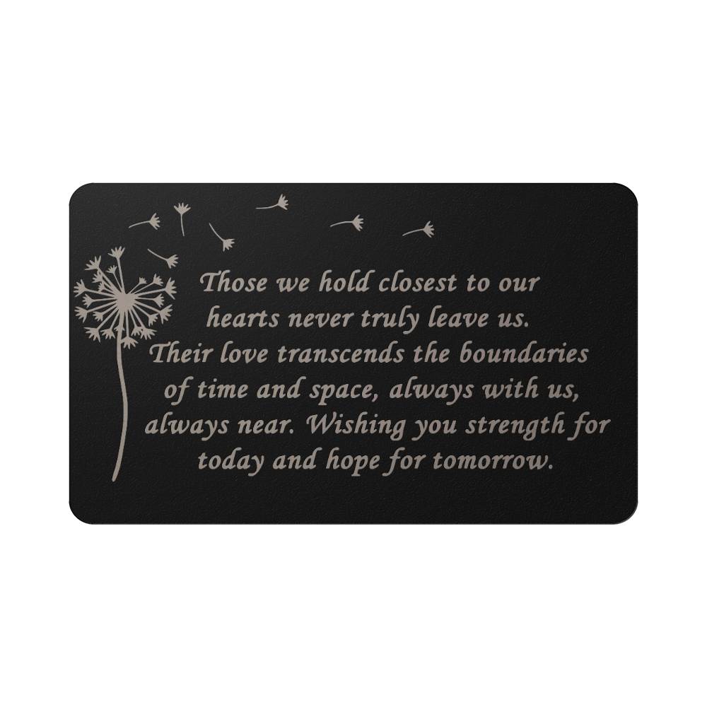 Memorial Wallet Card