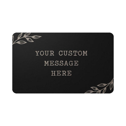 Personalized Wallet Engraved Card